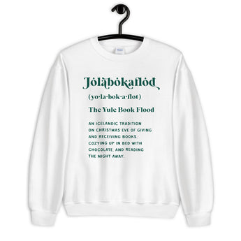 Jolabokaflod Unisex Crewneck Sweatshirt - Fables and Tales