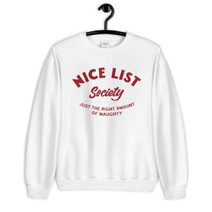 Nice List Society Unisex Crewneck Sweatshirt - Fables and Tales