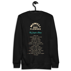 Mowgli and the Red Flowers Adult Fitted Pullover - Fables and Tales