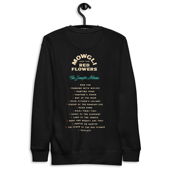 Mowgli and the Red Flowers Adult Fitted Pullover - Fables and Tales