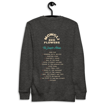 Mowgli and the Red Flowers Adult Fitted Pullover - Fables and Tales