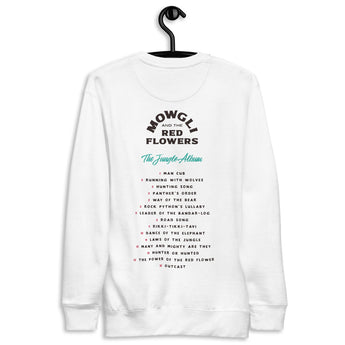 Mowgli and the Red Flowers Adult Fitted Pullover - Fables and Tales