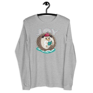 Woodland Wonderland Unisex Long Sleeve Tee - Hedgehog