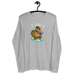 Woodland Wonderland Unisex Long Sleeve Tee - Chipmunk