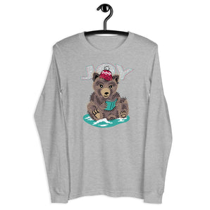 Woodland Wonderland Unisex Long Sleeve Tee - Bear