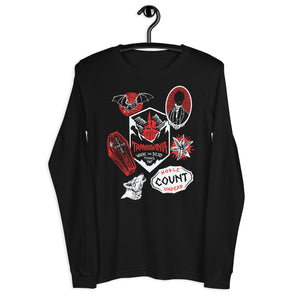 Dracula Bumper Story Unisex Long Sleeve Tee
