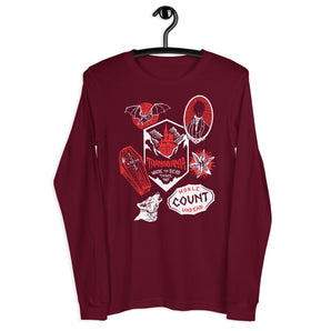 Dracula Bumper Story Unisex Long Sleeve Tee