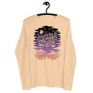 Spooky Bookish Vibes Unisex Long Sleeve Tee