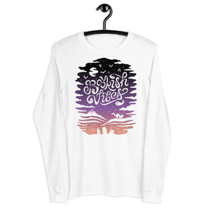 Spooky Bookish Vibes Unisex Long Sleeve Tee