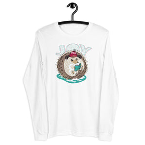 Woodland Wonderland Unisex Long Sleeve Tee - Hedgehog
