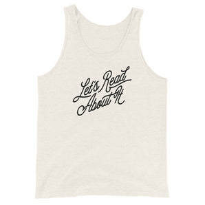 Let's Read About It Unisex Tank Top - Fables and Tales