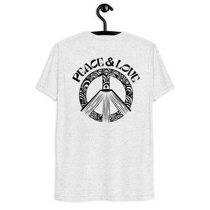 Peace & Love Unisex Tri-Blend Tee