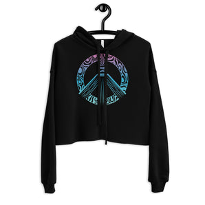 Peace Crop Hoodie