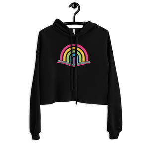 Rainbow Reader Crop Hoodie