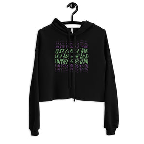 Happily Never After Hero/Villain Crop Hoodie