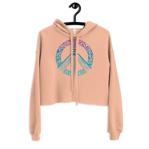 Peace Crop Hoodie