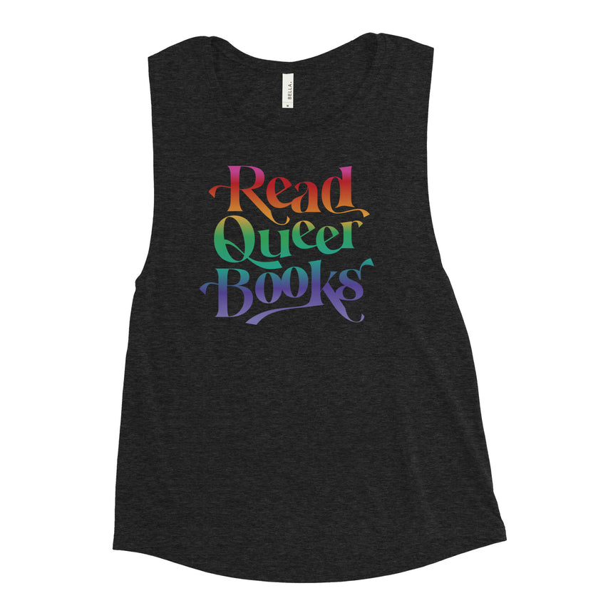 Rainbow Reader Ladies’ Muscle Tank