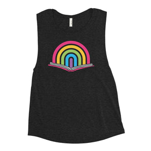 Rainbow Reader Ladies’ Muscle Tank