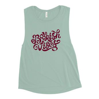 Bookish Vibes Ladies’ Muscle Tank - Fables and Tales
