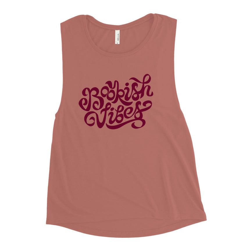 Bookish Vibes Ladies’ Muscle Tank - Fables and Tales