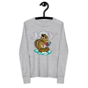 Woodland Wonderland Youth Long Sleeve Tee - Chipmunk