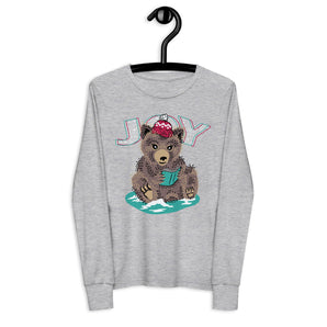 Woodland Wonderland Youth Long Sleeve Tee - Bear