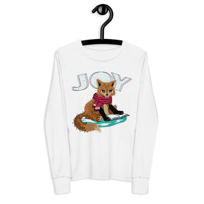 Woodland Wonderland Youth Long Sleeve Tee - Fox