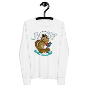 Woodland Wonderland Youth Long Sleeve Tee - Chipmunk